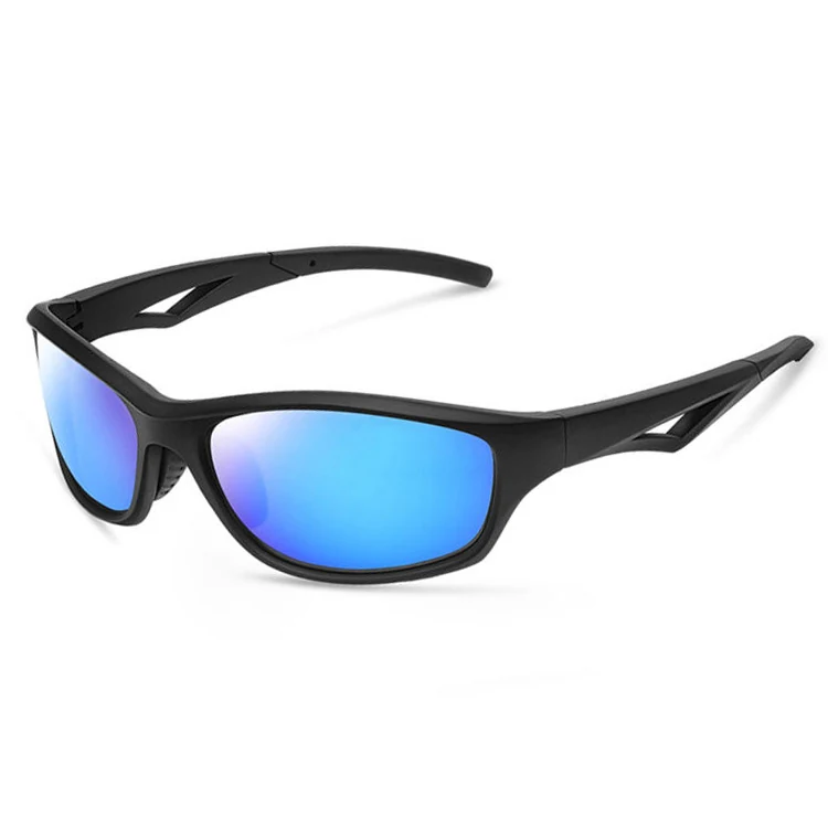 CL-J126 cycling glasses with TAC HD polarized lens and black TR90 frame