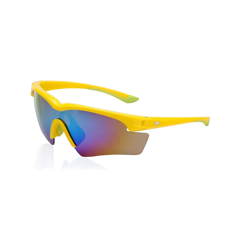 CL-Y715 riding glasses with clear polycarbonate lens and black PC/TR90 frame