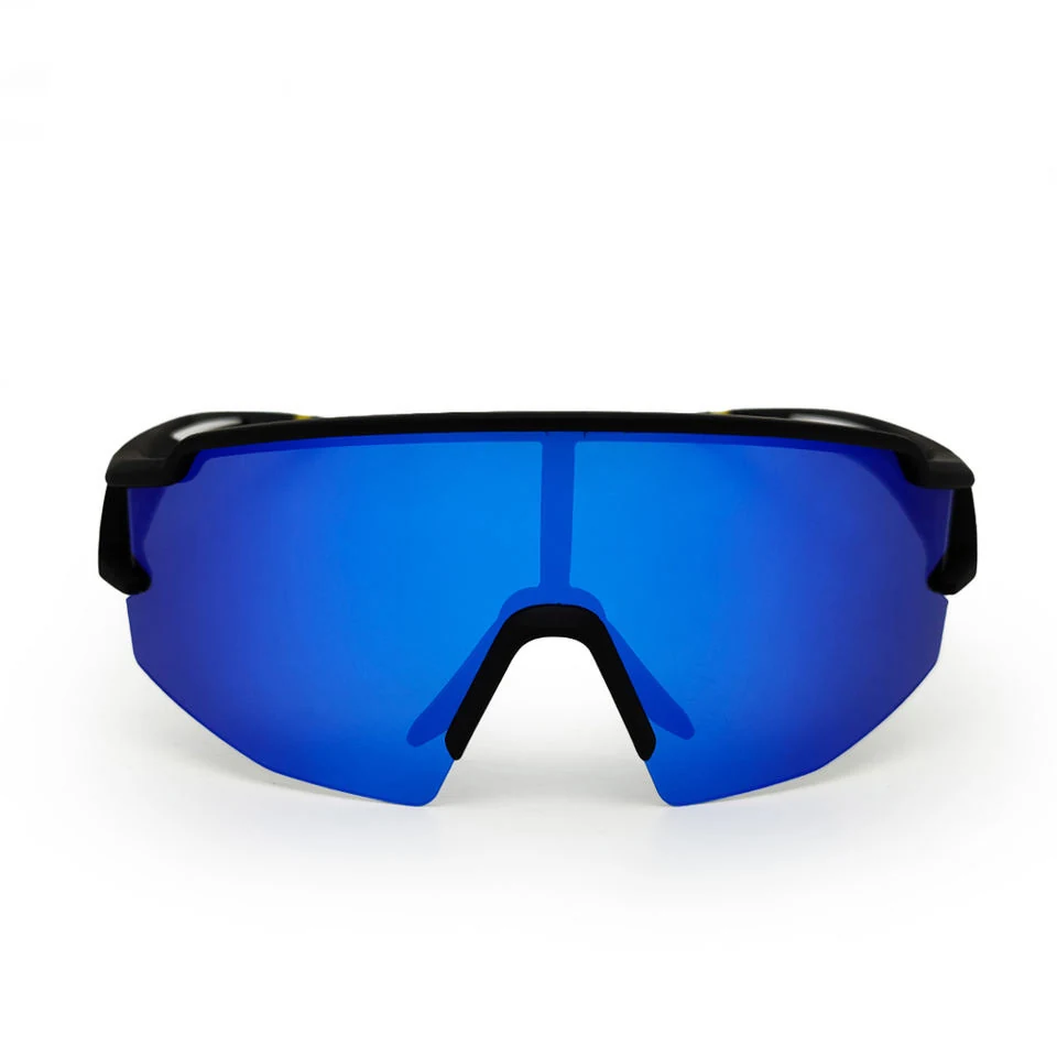 CL-Y722 unisex riding sunglasses with clear HD polycarbonate lens and black TR90 frame