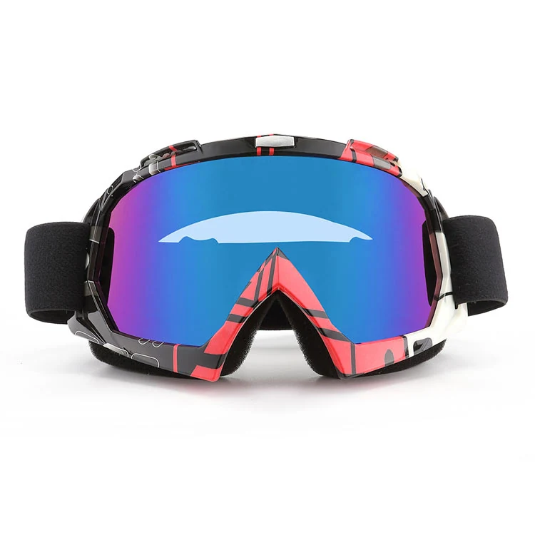 Side profile of the MT-Y634 goggle highlighting the high-density molded face foam and adjustable silicone strap