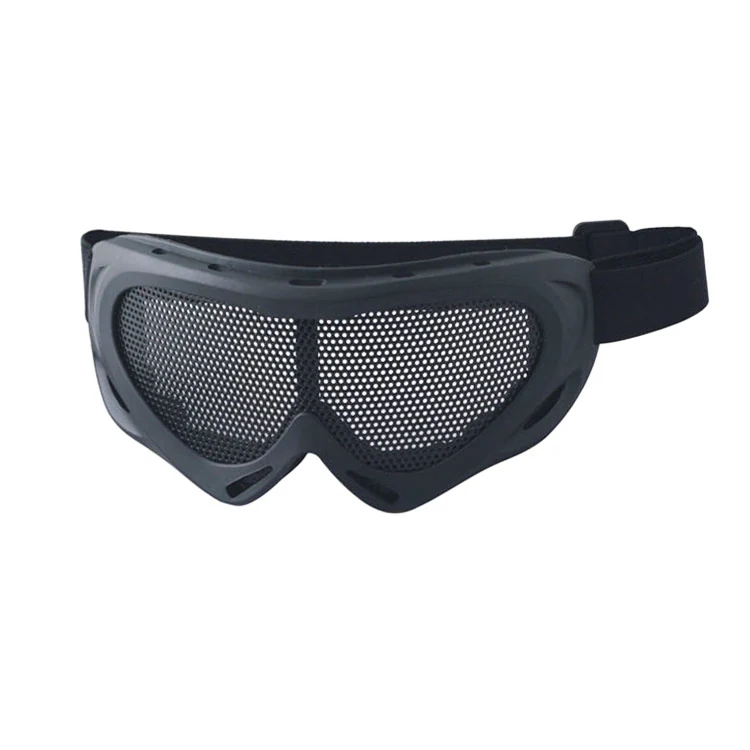 MT-Y651 mesh motorcycle goggle with HD polycarbonate lens and black TPU frame