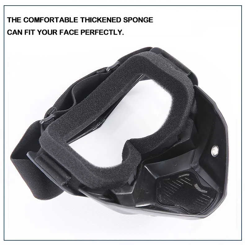 MT-Y655M goggles with the mask detached, used as standalone eye protection
