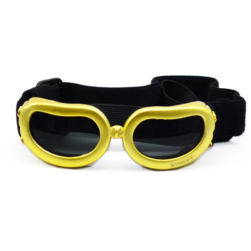 PG-BP060 small doggy goggles with clear polycarbonate lens and foam-cushioned frame