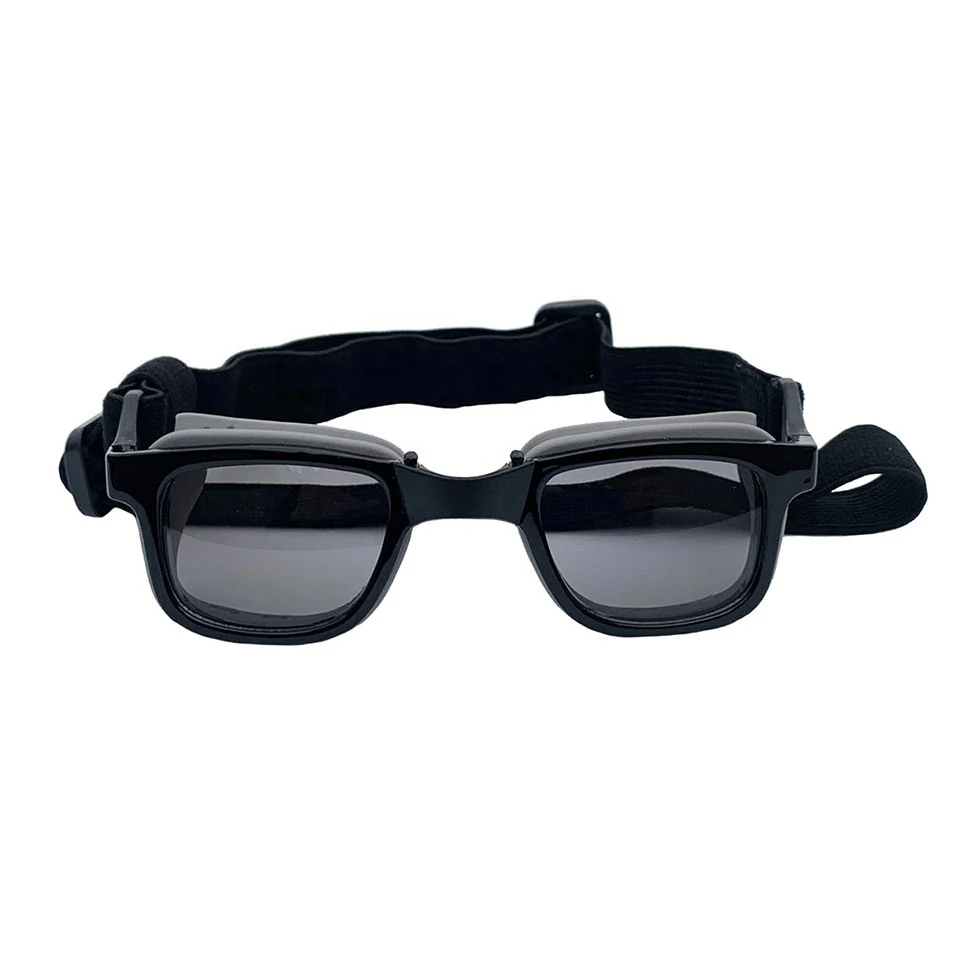 PG-BP079 dog sunglasses with clear polycarbonate lens and soft cushioned frame