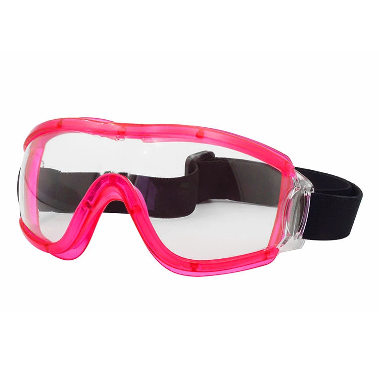 Side view of SG-JN010 goggle showing wraparound design and flat temples