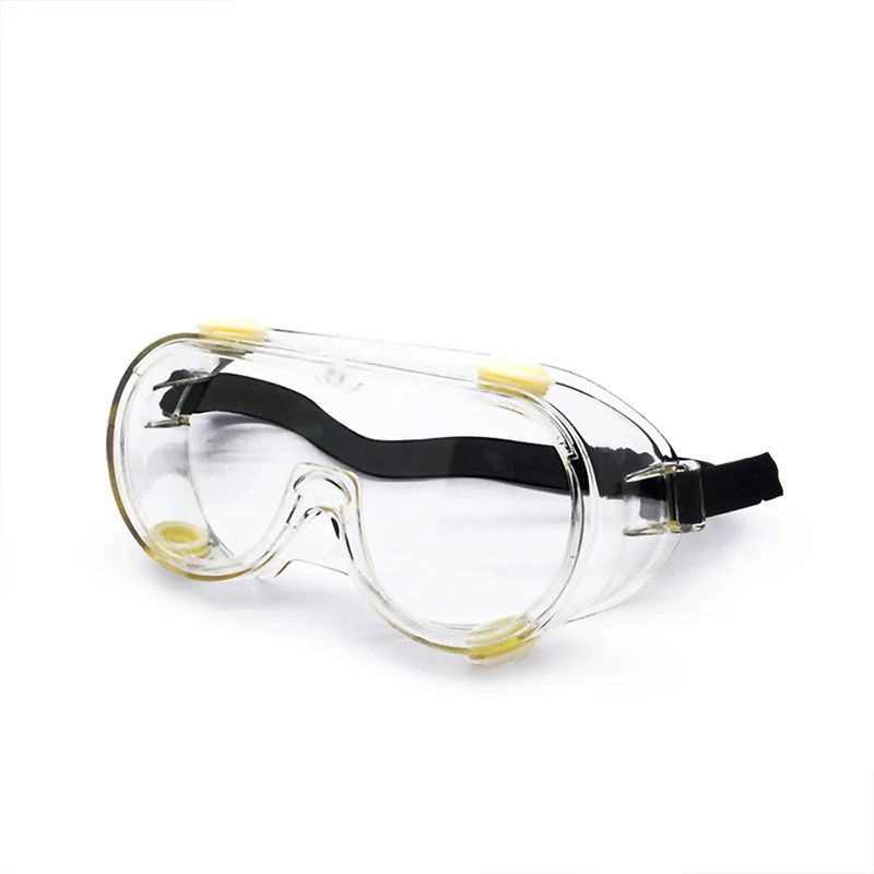 Side view of SG-JN002 goggle showing indirect ventilation channels and four air valves