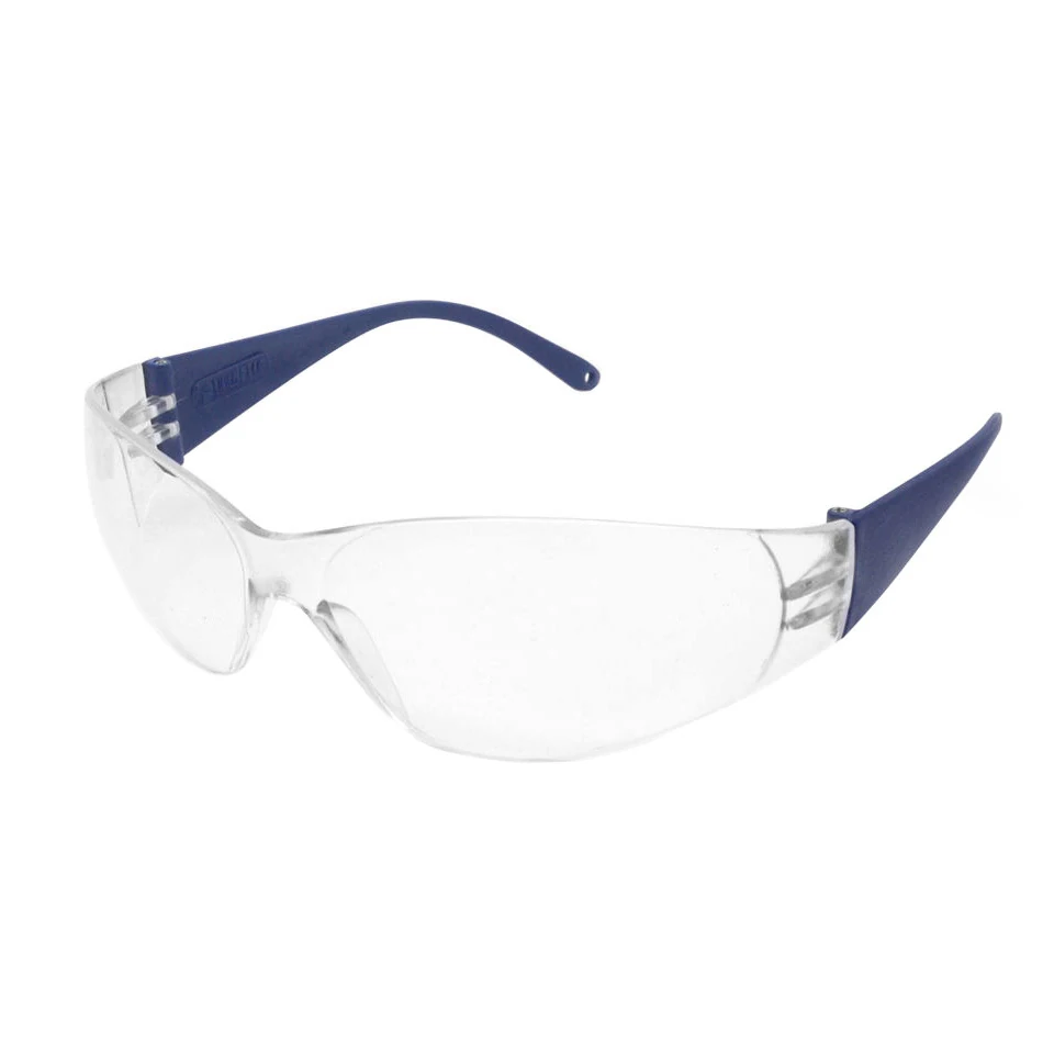 SG-JN106K children's safety glasses with clear polycarbonate lens and black nylon frame
