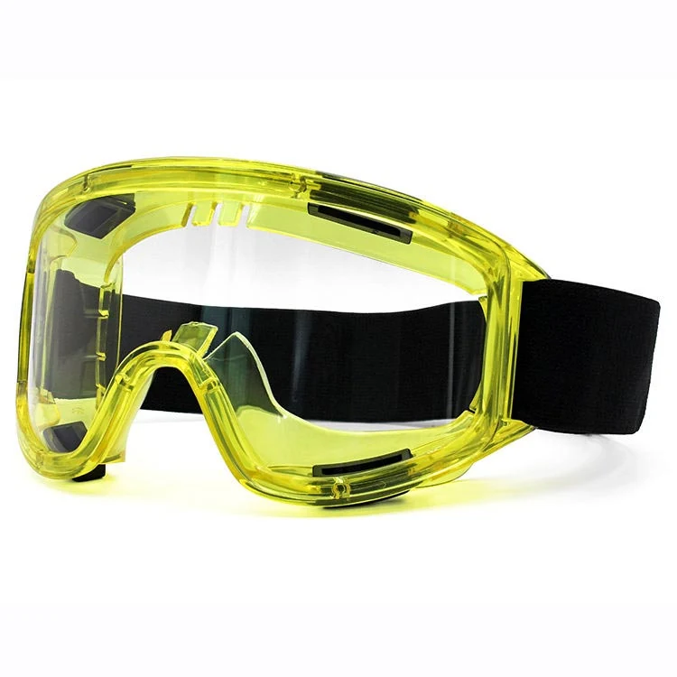 SG-JN152 prescription safety goggle with clear polycarbonate lens and flexible PVC frame