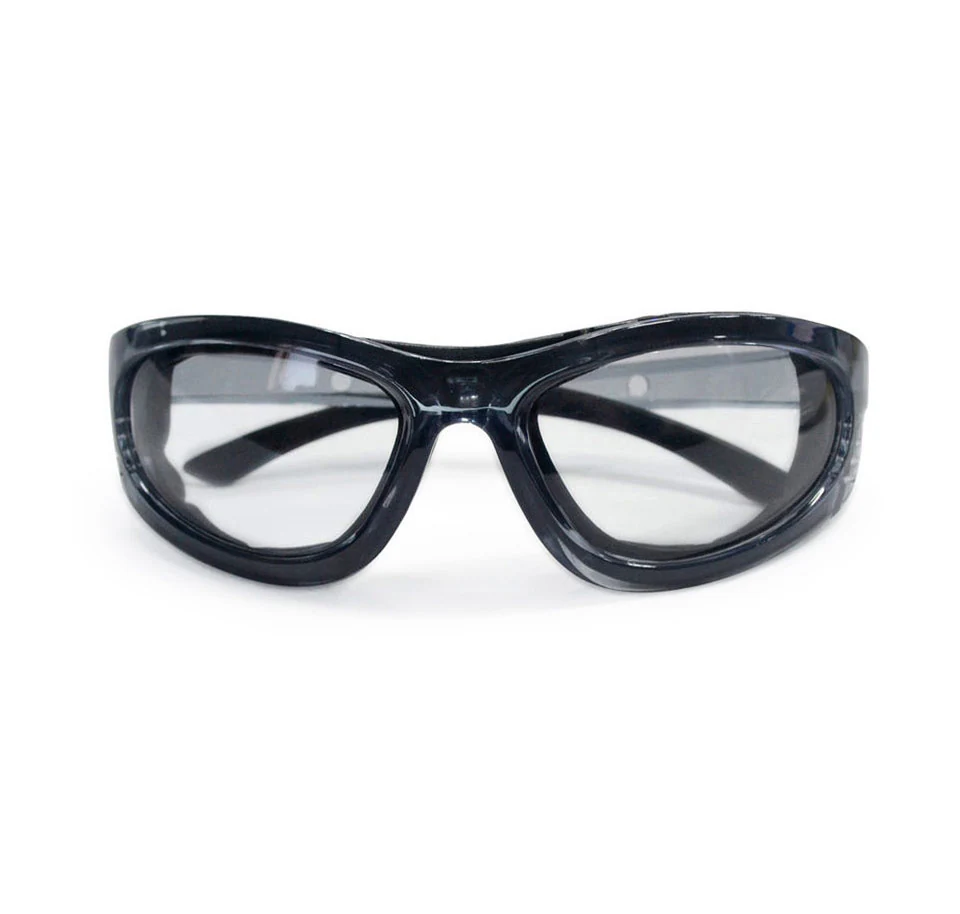 Front view of SG-JN625 glasses with adjustable headband and EVA foam gasket