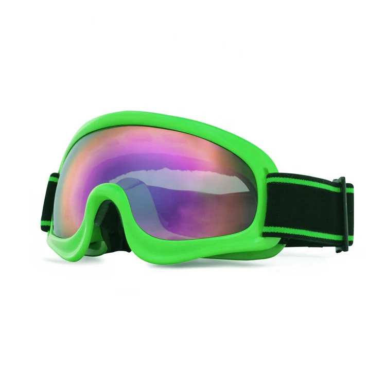 SK-Y601A goggle shown with triple-layer face foam and adjustable silicone-lined strap