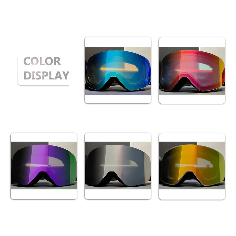 SK-Y693 goggle with interchangeable lenses displayed in the box