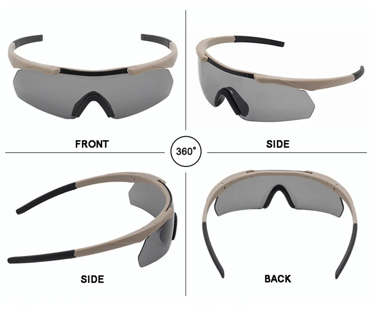 TA-J035 goggle fitted under a tactical helmet with full peripheral coverage