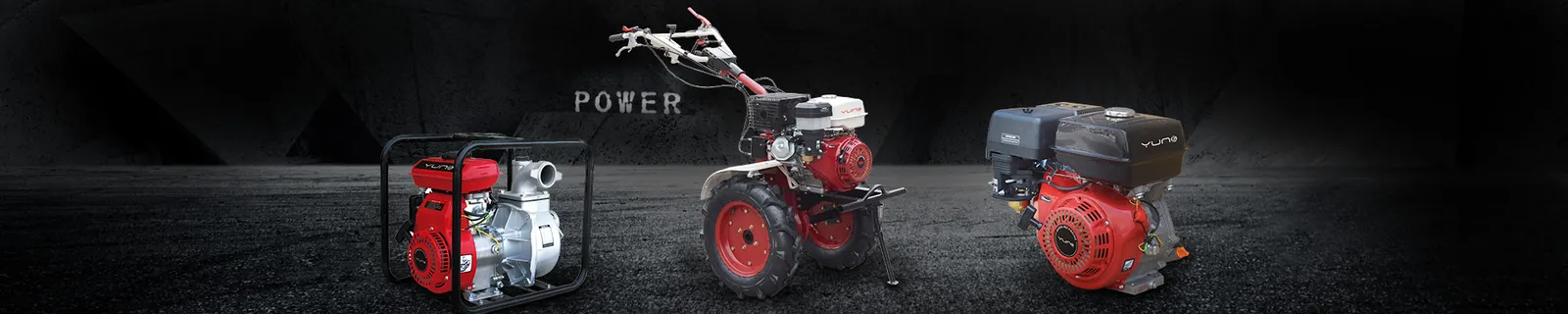 YUN engines, pumps and mini tillers