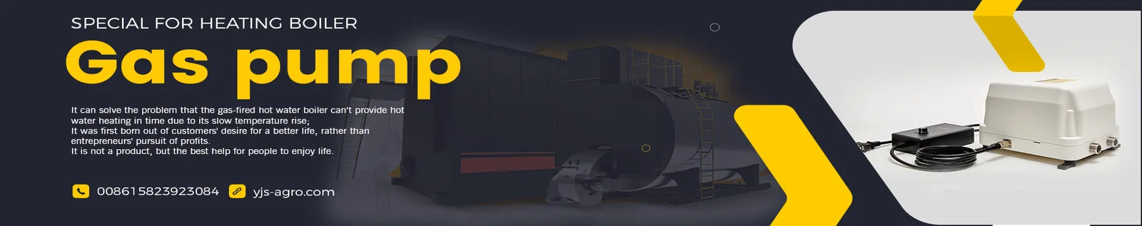 YUN biogas and natural-gas booster pump