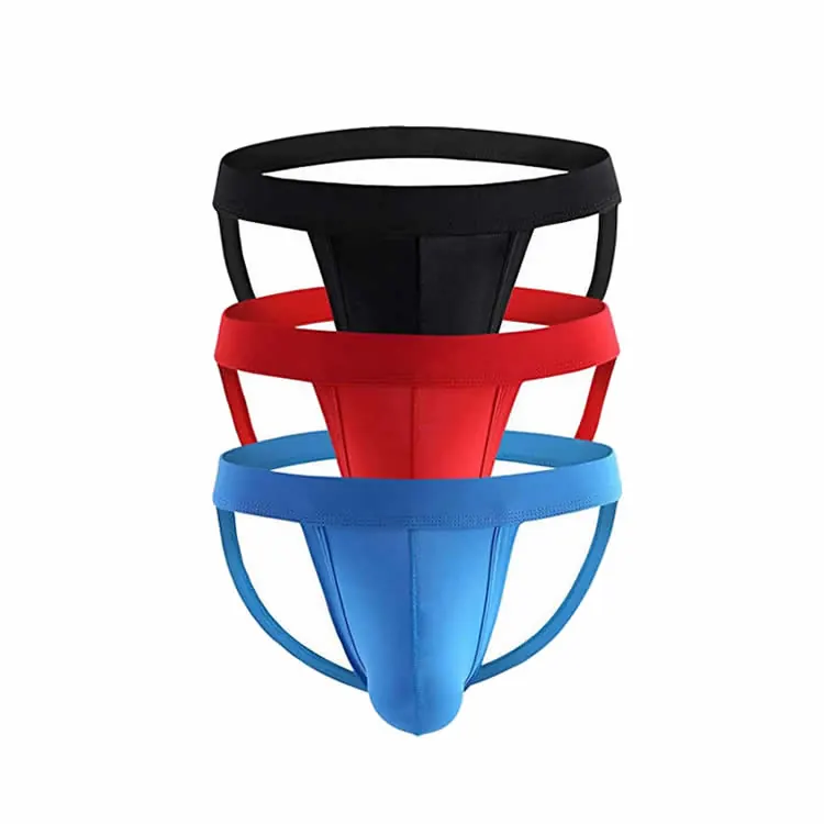 Ropa interior para hombre con suspensorio y espalda de malla