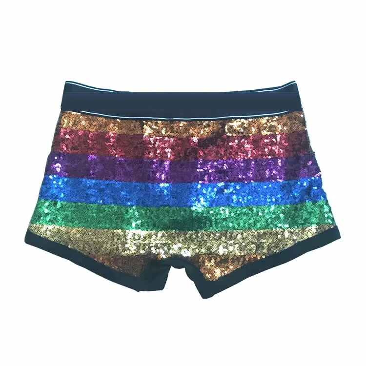 Rainbow Sequin Trunks And Short Boxers view 2