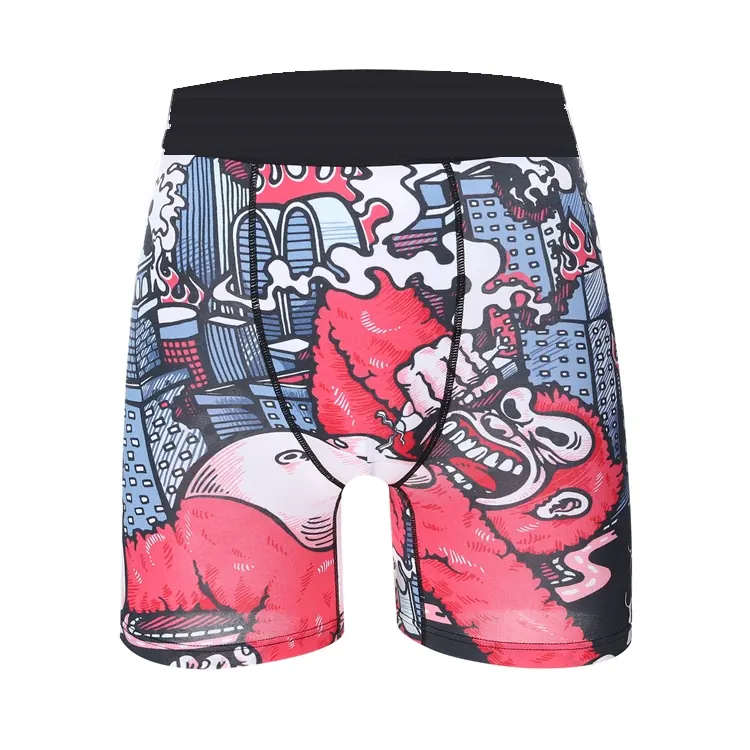 Calzoncillos boxer impresos por sublimación personalizados con pretina de jacquard