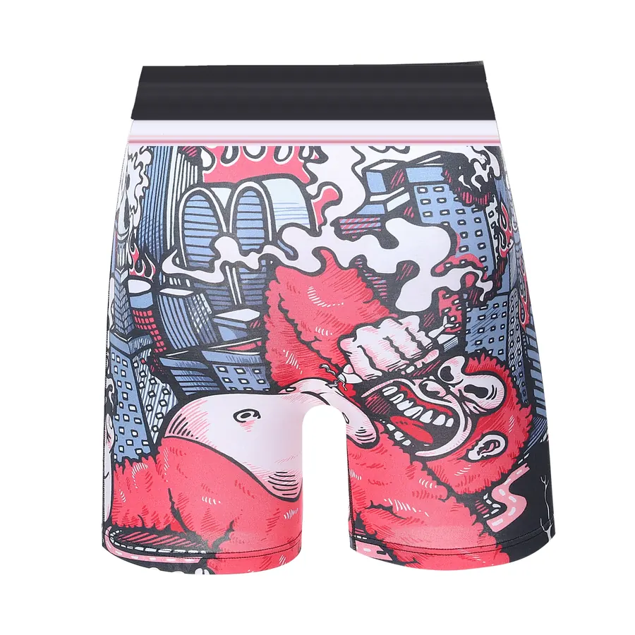 Custom Sublimation Printed Boxer Briefs With Jacquard Waistband view 2