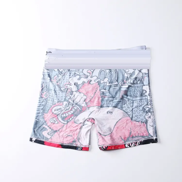 Custom Sublimation Printed Boxer Briefs With Jacquard Waistband view 5