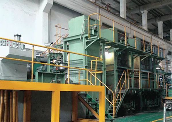 Línea de cromado para producción de tiras de acero cromado