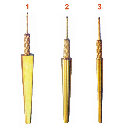 Brass Dowel Pin With Spike - Pindex and Dowel Pins
