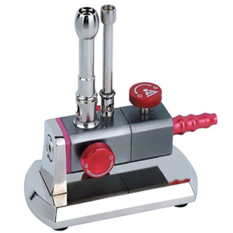 Bunsen Burner,Double Tubes,Silvery