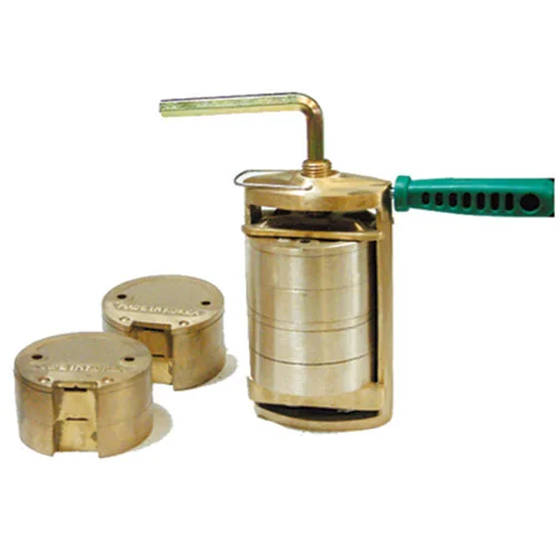Compress,Brass,Round Brass Flask - Dental Tools