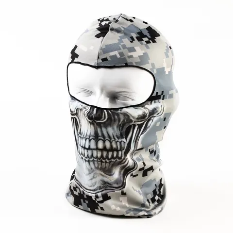 BLCOOL Mascarilla protectora UV Skull Camo